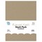 PA Paper Accents Stash Pack Cardstock Pack 8.5" x 11" Natural Kraft, colored cardstock paper for card making, scrapbooking, printing, quilling and crafts, 65lb., 40 pieces